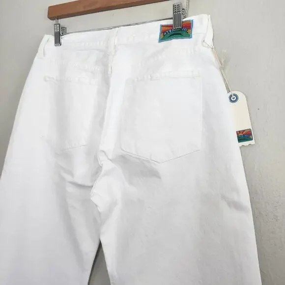 AG Adriano Goldschmied Mantra Barrel Wide Leg Jeans White Bull Denim Sirocco 29 - Picture 7 of 11